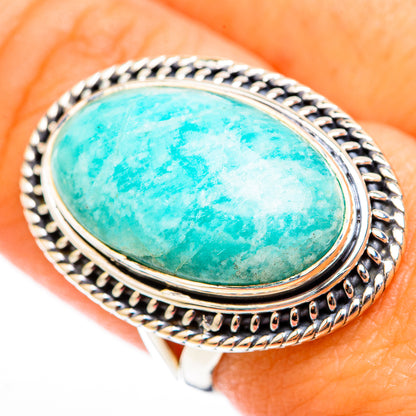 Amazonite Rings handcrafted by Ana Silver Co - RING118421