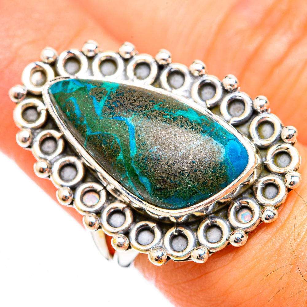 Shattuckite Rings handcrafted by Ana Silver Co - RING118430