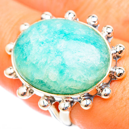 Amazonite Rings handcrafted by Ana Silver Co - RING118436