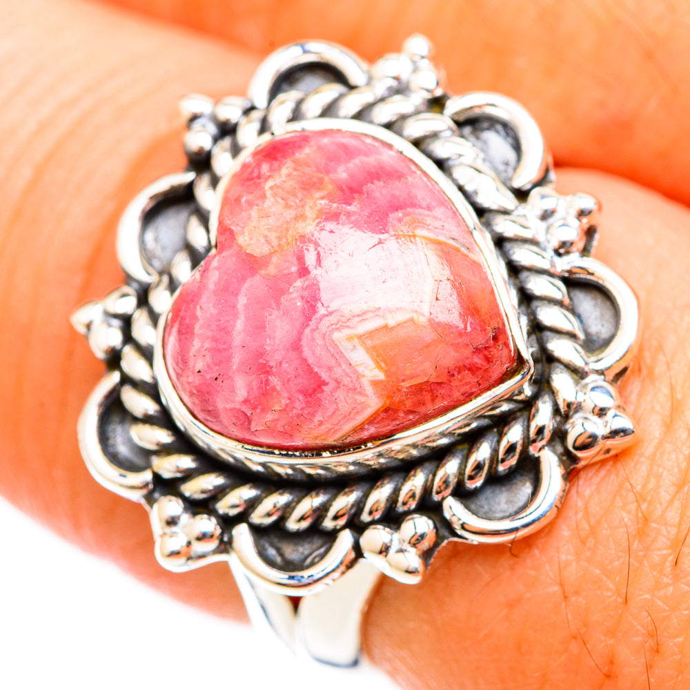 Rhodochrosite Rings handcrafted by Ana Silver Co - RING118441