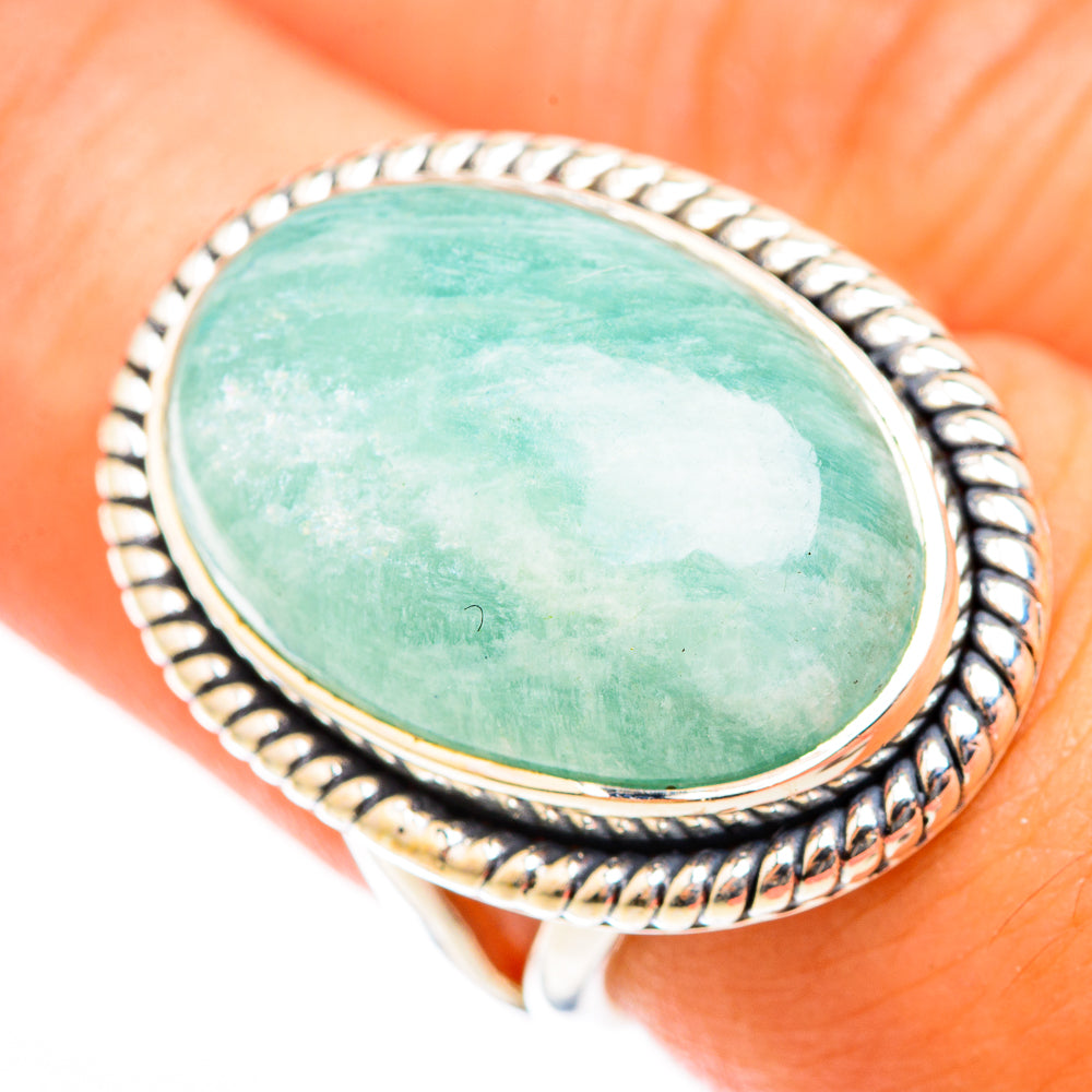Amazonite Rings handcrafted by Ana Silver Co - RING118450