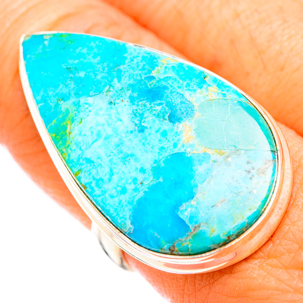 Chrysocolla Rings handcrafted by Ana Silver Co - RING118470