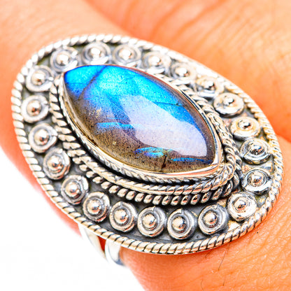 Labradorite Rings handcrafted by Ana Silver Co - RING118472