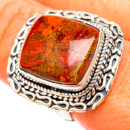 Moroccan Agate Rings handcrafted by Ana Silver Co - RING118484