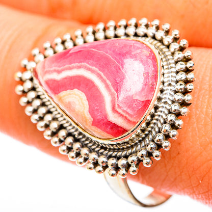 Rhodochrosite Rings handcrafted by Ana Silver Co - RING118486