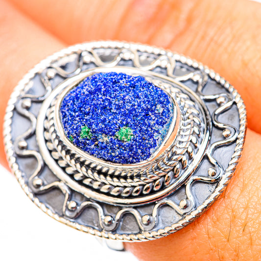Azurite Rings handcrafted by Ana Silver Co - RING118507