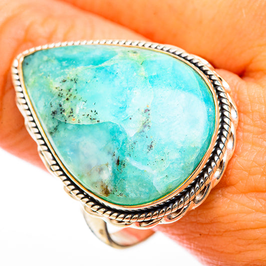 Peruvian Opal Rings handcrafted by Ana Silver Co - RING118508