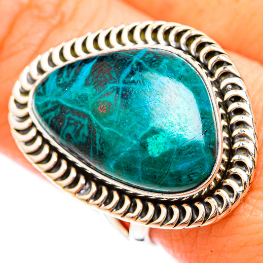 Azurite Rings handcrafted by Ana Silver Co - RING118513