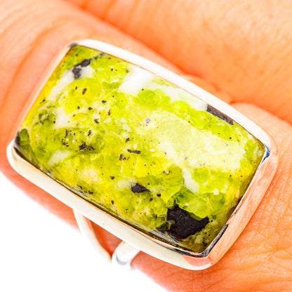 Lizardite Rings handcrafted by Ana Silver Co - RING118514