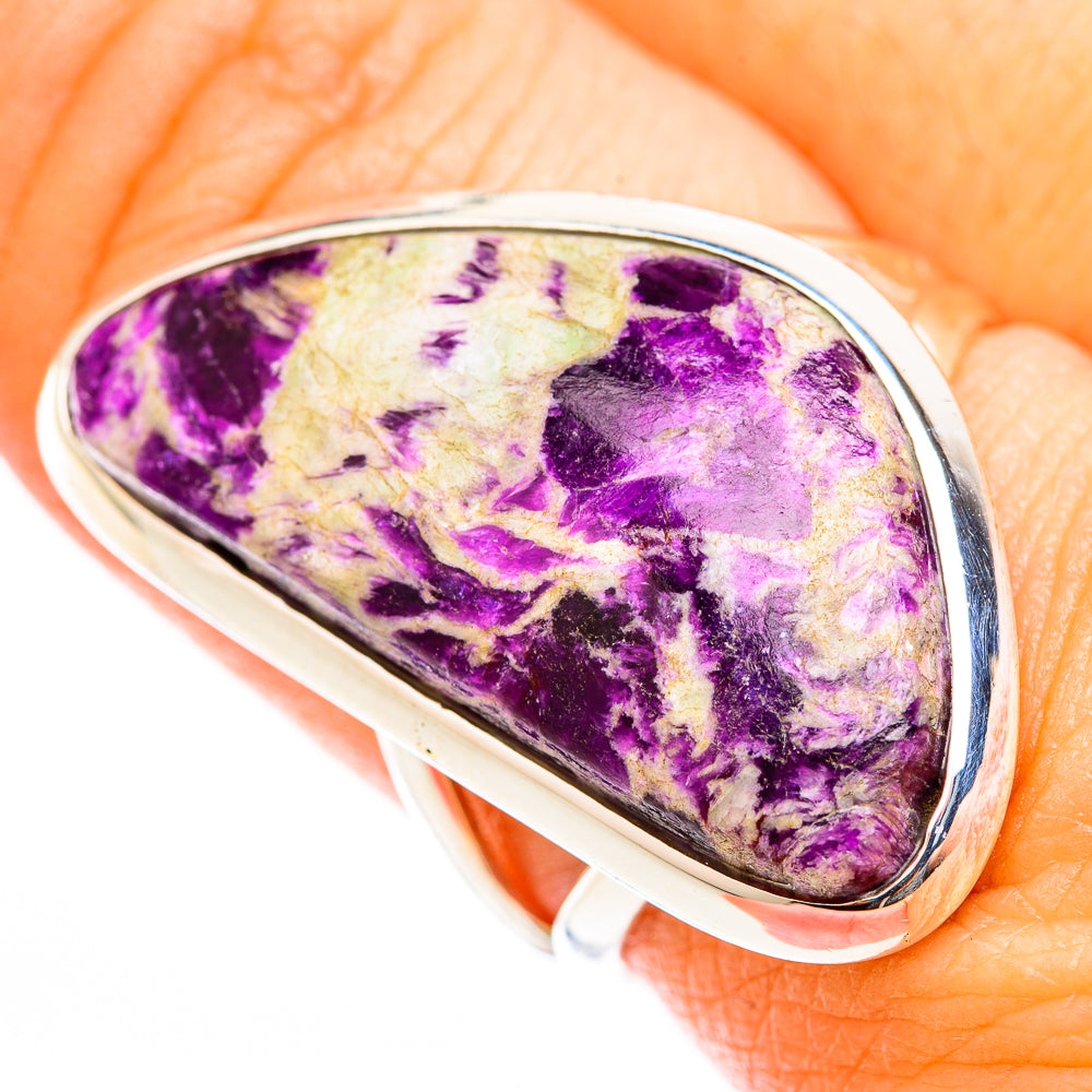 Lepidolite Rings handcrafted by Ana Silver Co - RING118524