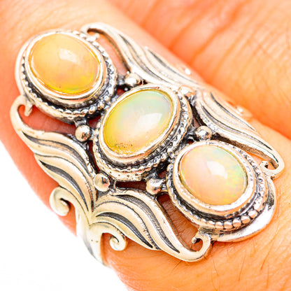 Ethiopian Opal Rings handcrafted by Ana Silver Co - RING118539
