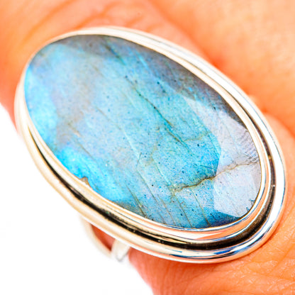 Labradorite Rings handcrafted by Ana Silver Co - RING118540