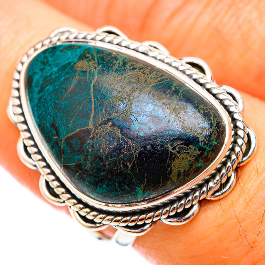 Azurite Rings handcrafted by Ana Silver Co - RING118542