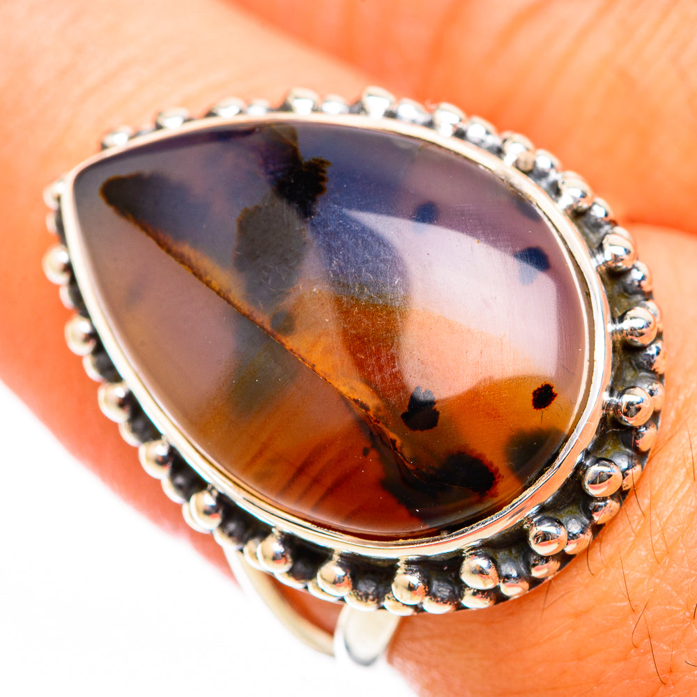 Montana Agate Rings handcrafted by Ana Silver Co - RING118549