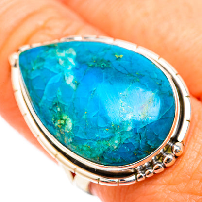 Chrysocolla Rings handcrafted by Ana Silver Co - RING118565