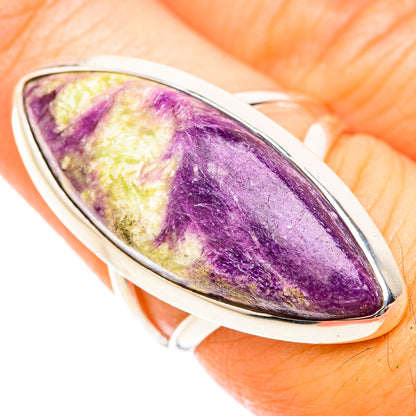 Charoite Rings handcrafted by Ana Silver Co - RING118576