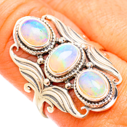 Ethiopian Opal Rings handcrafted by Ana Silver Co - RING118586