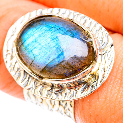 Labradorite Rings handcrafted by Ana Silver Co - RING118609