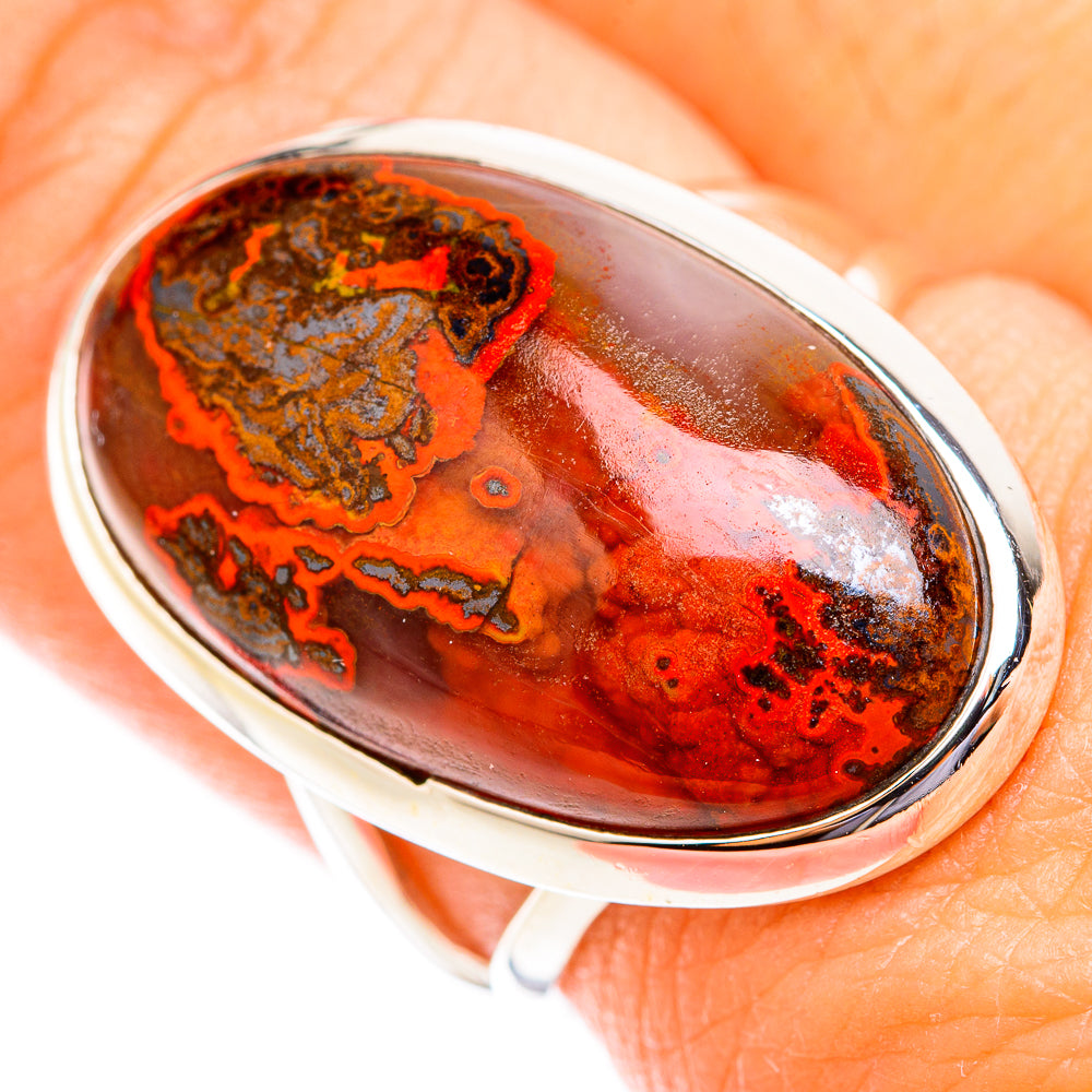 Moroccan Agate Rings handcrafted by Ana Silver Co - RING118614