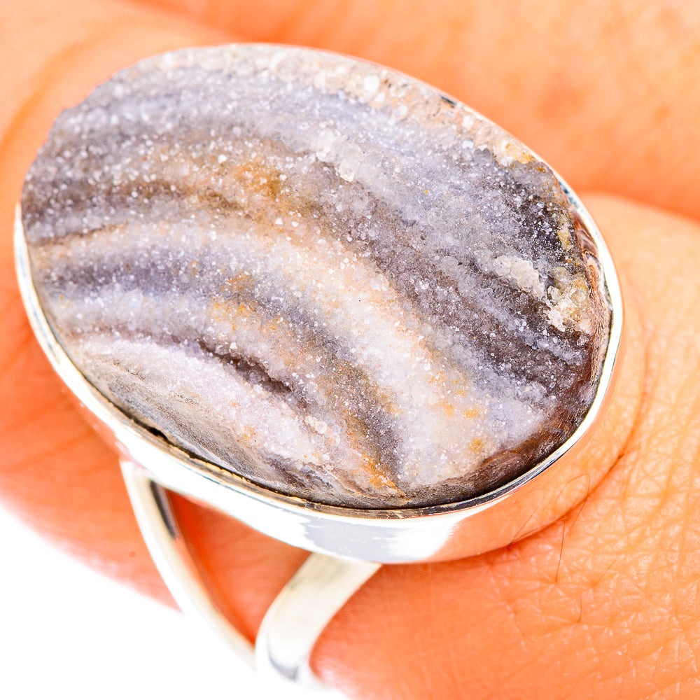 Desert Druzy Rings handcrafted by Ana Silver Co - RING118630