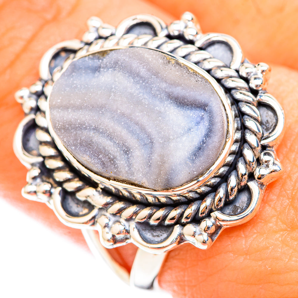 Desert Druzy Rings handcrafted by Ana Silver Co - RING118631