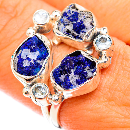 Azurite Rings handcrafted by Ana Silver Co - RING118632