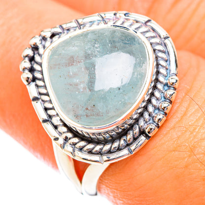 Aquamarine Rings handcrafted by Ana Silver Co - RING118634