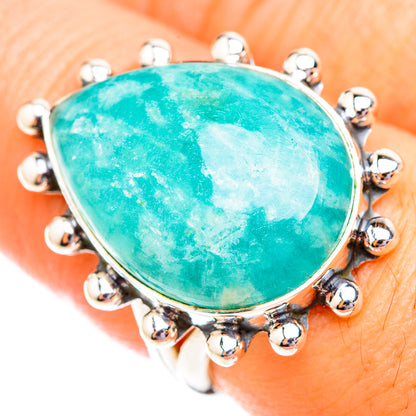 Amazonite Rings handcrafted by Ana Silver Co - RING118640