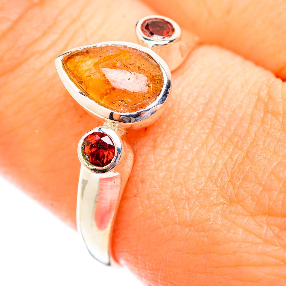 Citrine Rings handcrafted by Ana Silver Co - RING118644