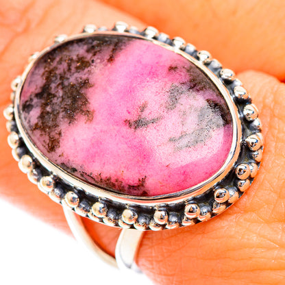 Rhodonite Rings handcrafted by Ana Silver Co - RING118646