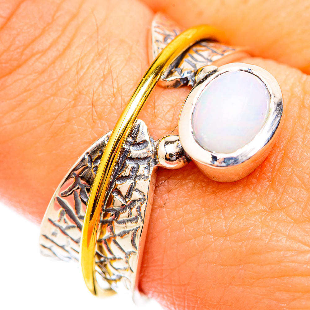 Ethiopian Opal Rings handcrafted by Ana Silver Co - RING118656