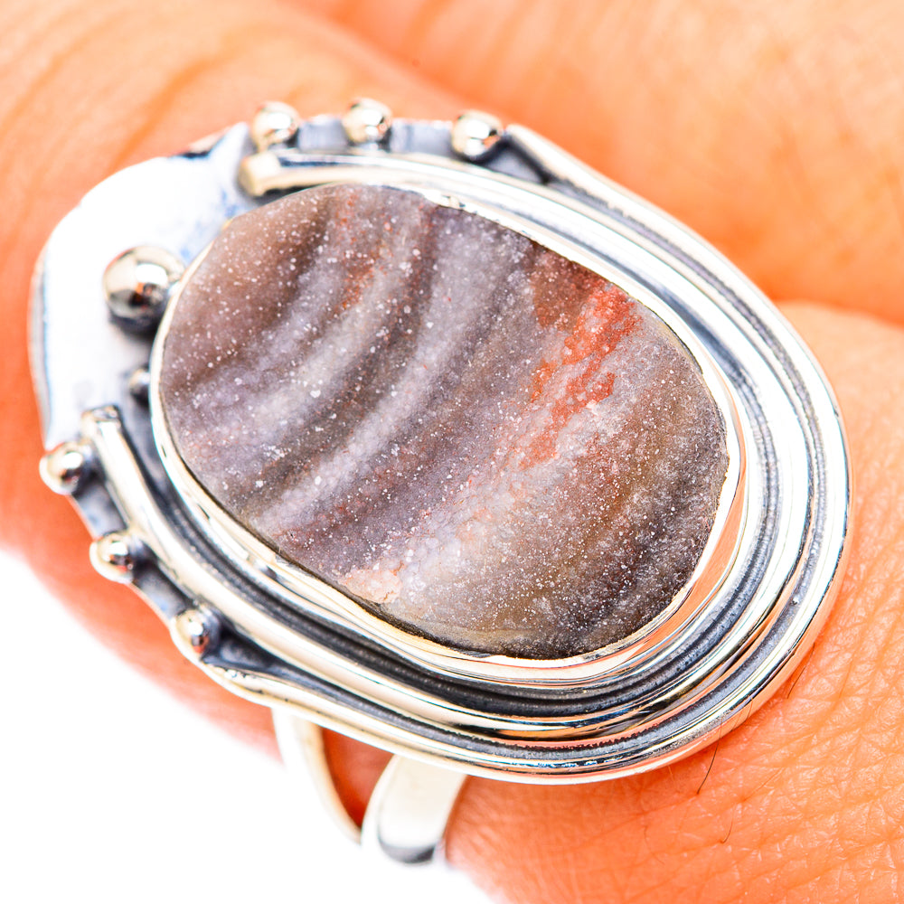 Desert Druzy Rings handcrafted by Ana Silver Co - RING118658