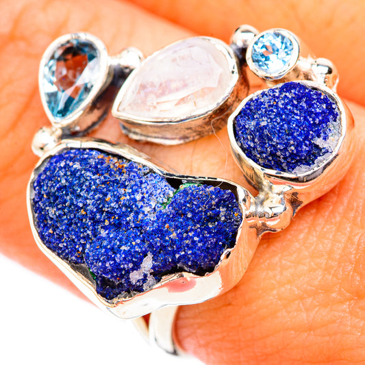 Azurite Rings handcrafted by Ana Silver Co - RING118663