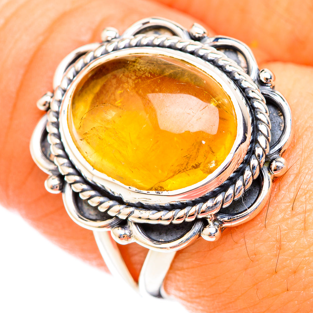 Citrine Rings handcrafted by Ana Silver Co - RING118671