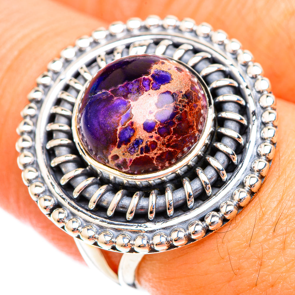 Spider Web Obsidian Rings handcrafted by Ana Silver Co - RING118674