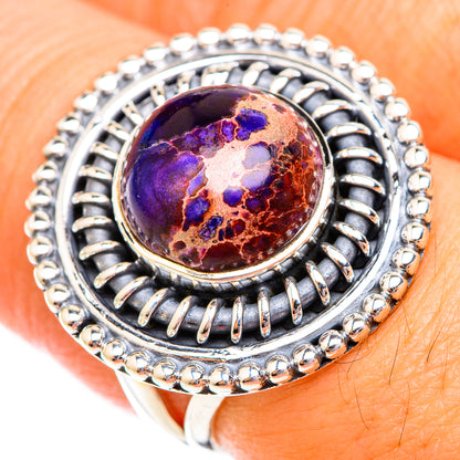 Spider Web Obsidian Rings handcrafted by Ana Silver Co - RING118674