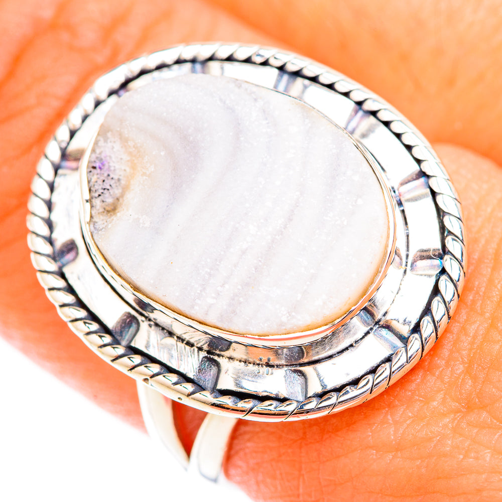 Desert Druzy Rings handcrafted by Ana Silver Co - RING118678