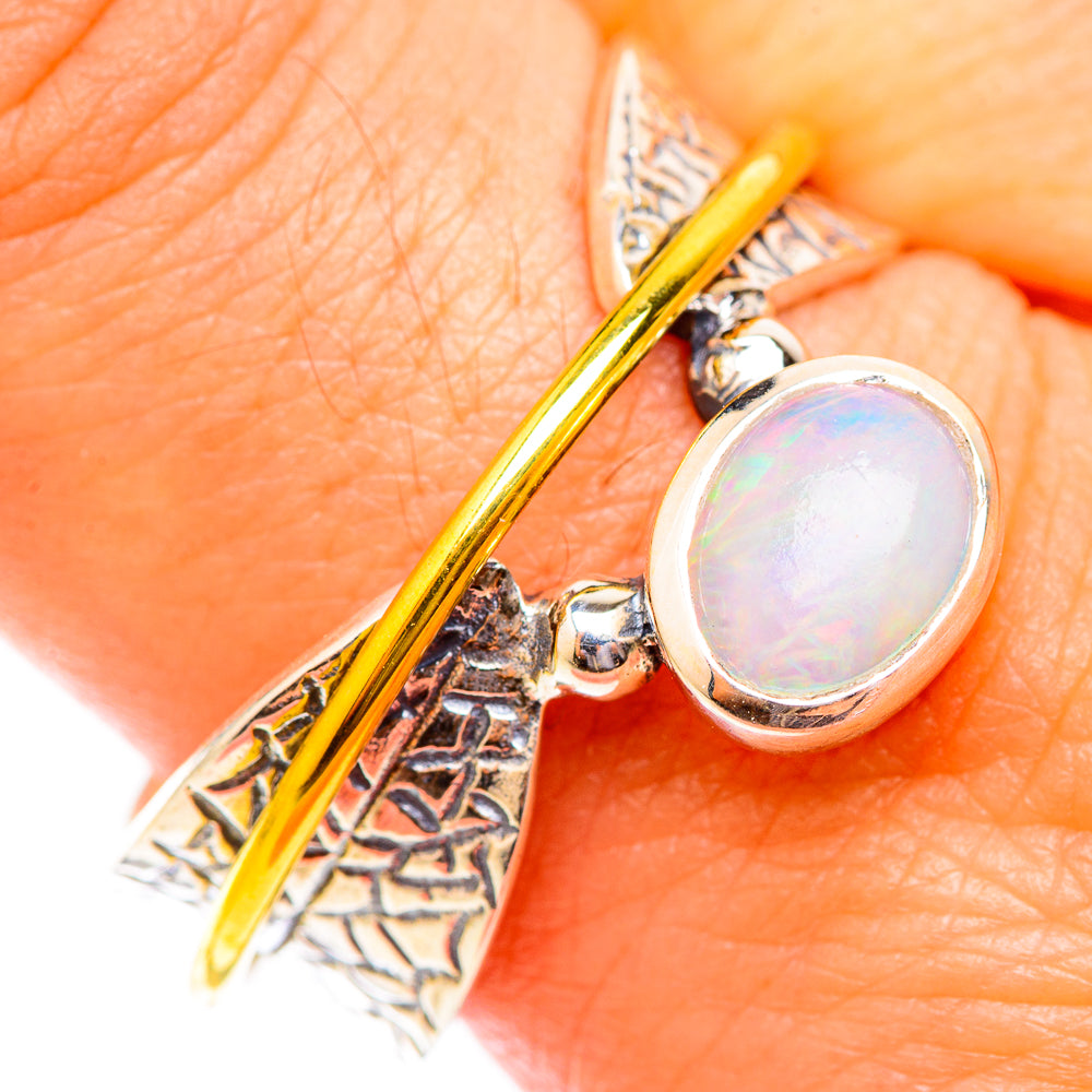 Ethiopian Opal Rings handcrafted by Ana Silver Co - RING118681