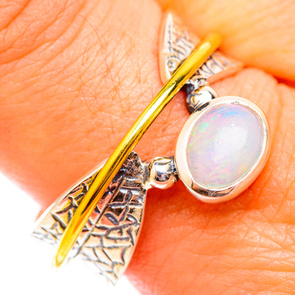 Ethiopian Opal Rings handcrafted by Ana Silver Co - RING118681