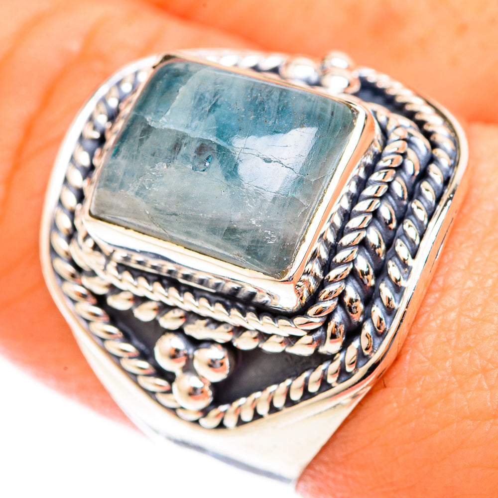 Aquamarine Rings handcrafted by Ana Silver Co - RING118688