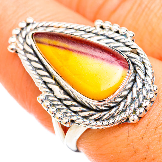 Mookaite Rings handcrafted by Ana Silver Co - RING118691