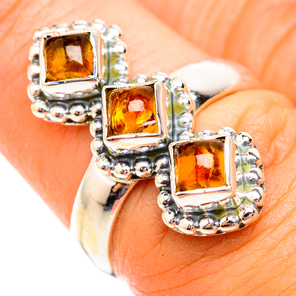 Citrine Rings handcrafted by Ana Silver Co - RING118693
