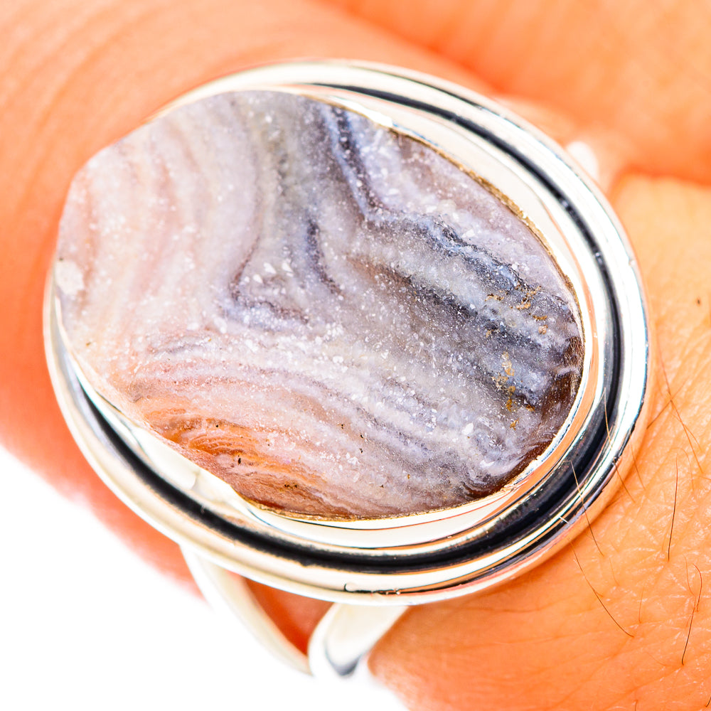 Desert Druzy Rings handcrafted by Ana Silver Co - RING118704