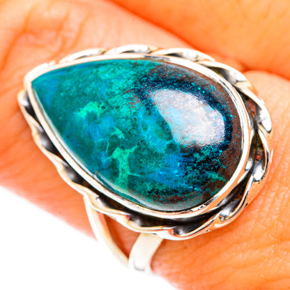 Chrysocolla Rings handcrafted by Ana Silver Co - RING118705