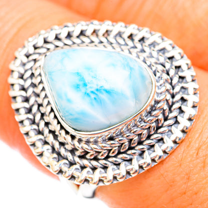 Larimar Rings handcrafted by Ana Silver Co - RING118707