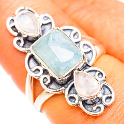 Aquamarine Rings handcrafted by Ana Silver Co - RING118724