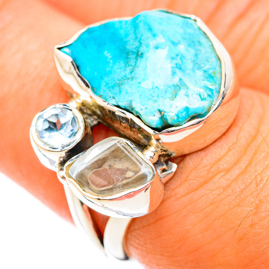 Turquoise Rings handcrafted by Ana Silver Co - RING118726