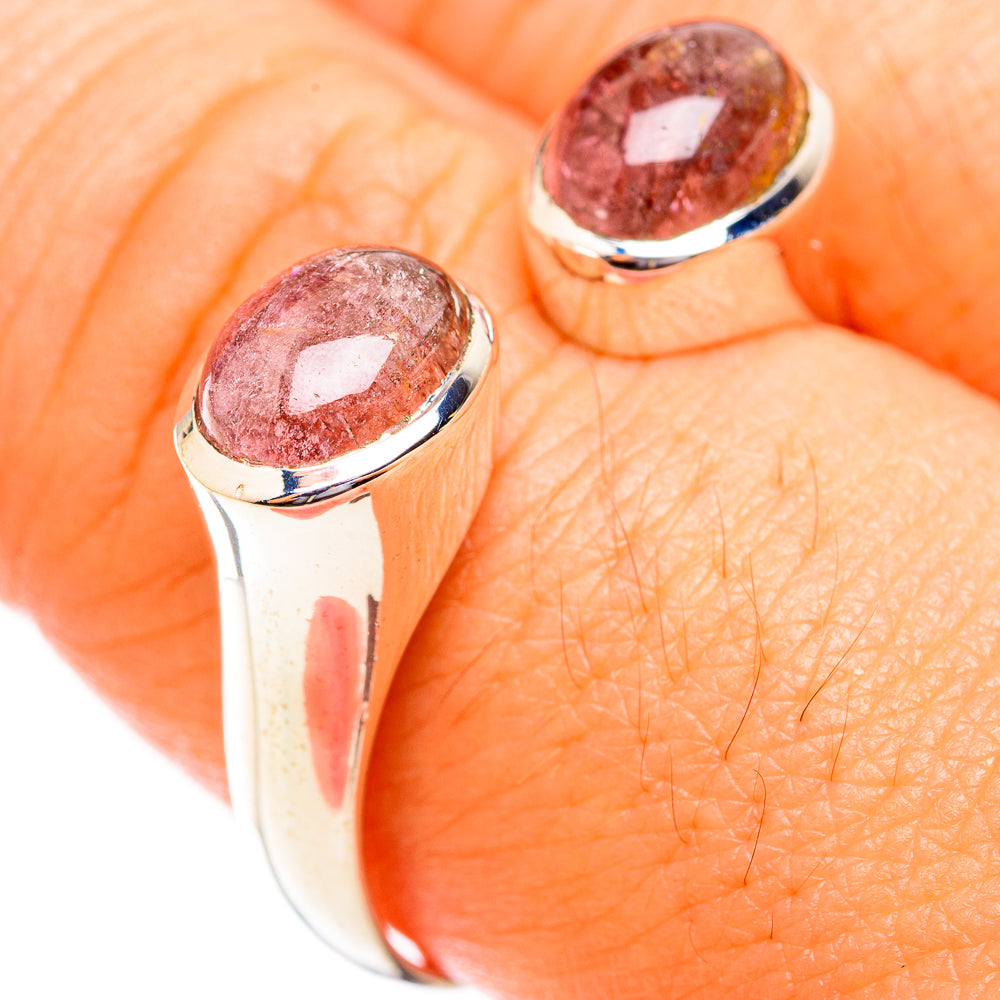 Pink Tourmaline Rings handcrafted by Ana Silver Co - RING118740
