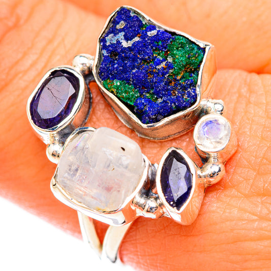 Azurite Rings handcrafted by Ana Silver Co - RING118746