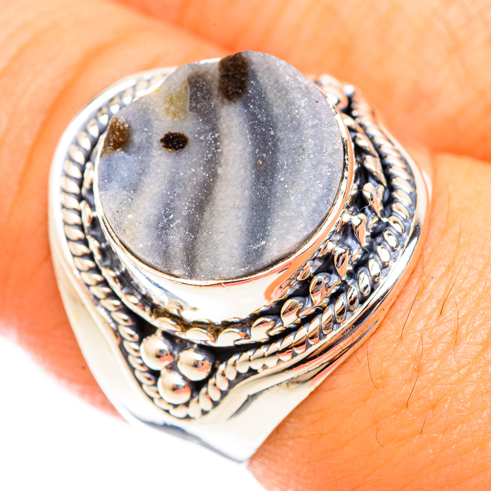 Desert Druzy Rings handcrafted by Ana Silver Co - RING118748